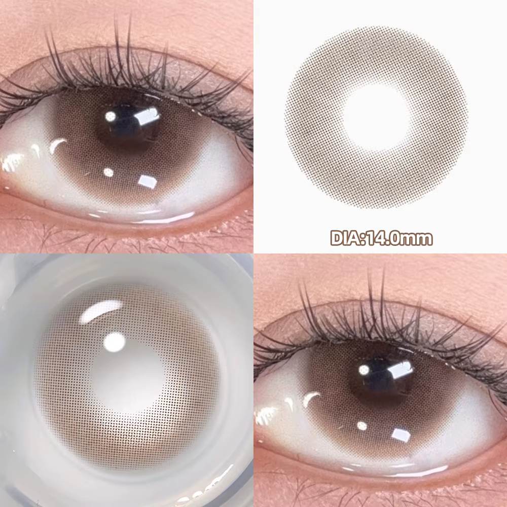 OVOLOOK - Lot de 2 lentilles de contact colorées bleu cristal