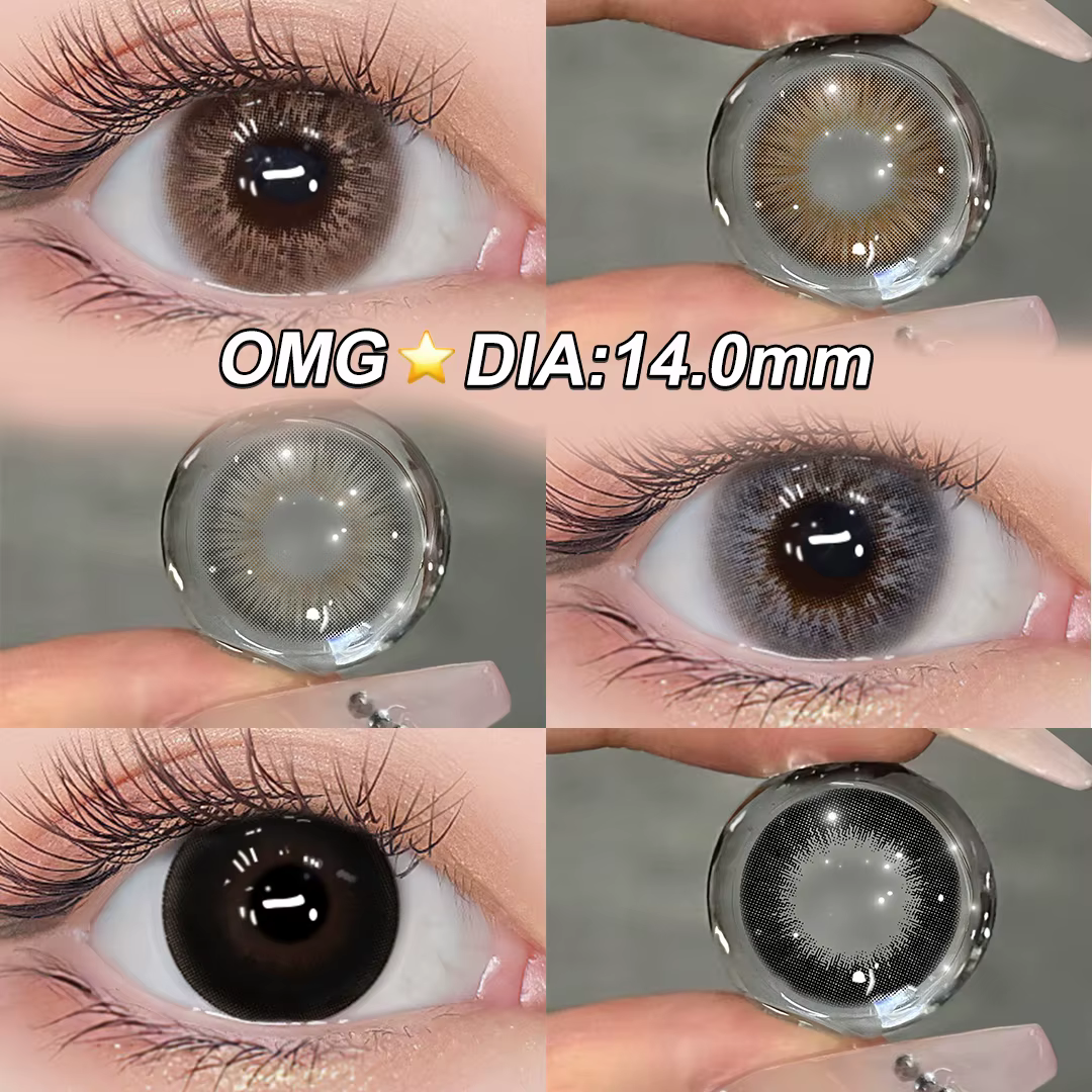 MAGISTER Lentilles de contact colorées pour grands yeux 14.0/14.5/16.0mm