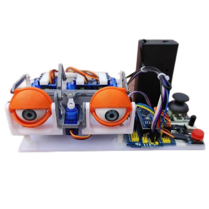 Kit DIY de contrôle de servomoteur SG90 pour yeux animatroniques Arduino, robot bionique, jouets éducatifs STEM, projet open source pour créateurs