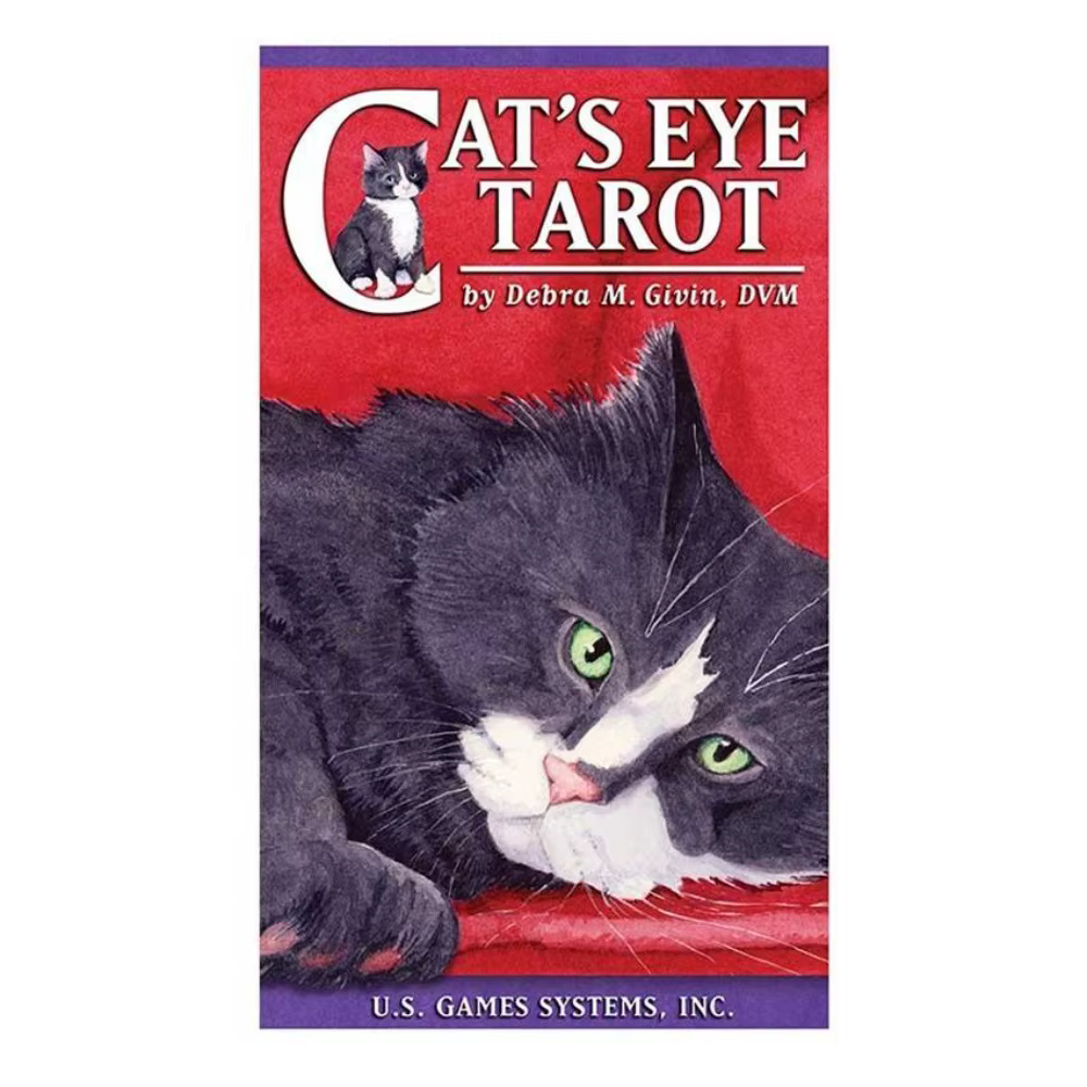 Jeux de cartes Tarot œil de chat 12x7 cm