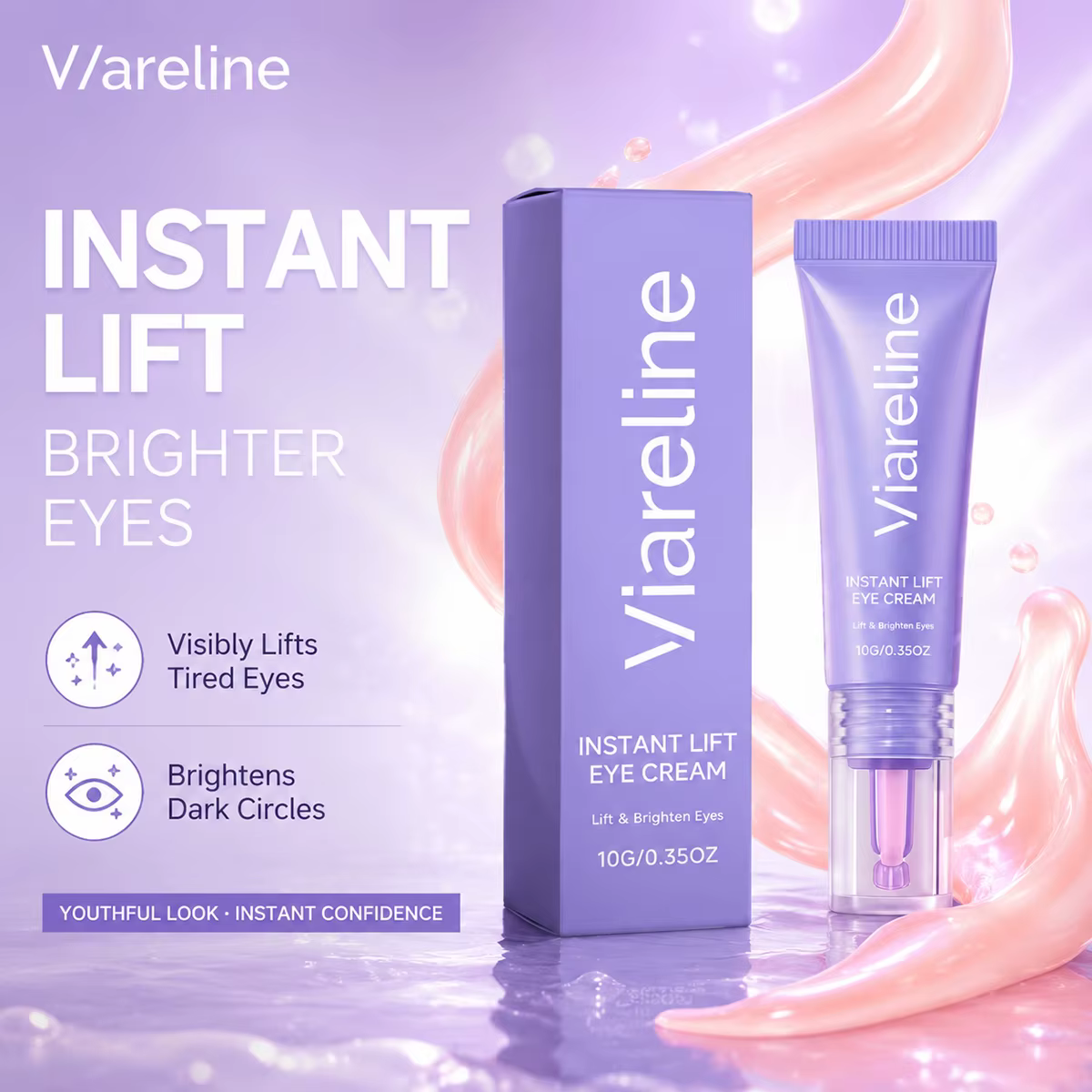Crème pour les yeux effet liftant instantané