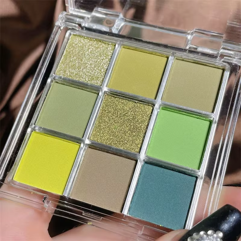 Palette de fards à paupières chocolat 9 couleurs