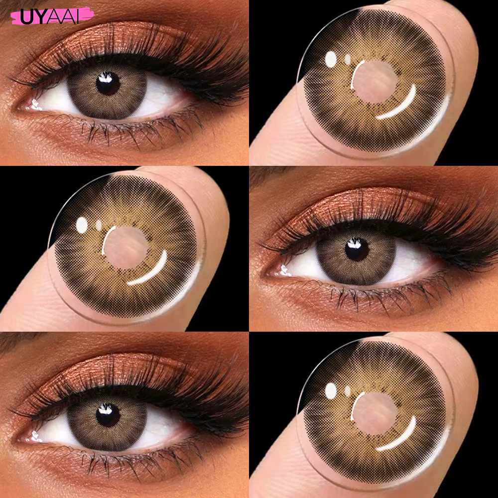 UYAAI Lentilles Naturelles Marron