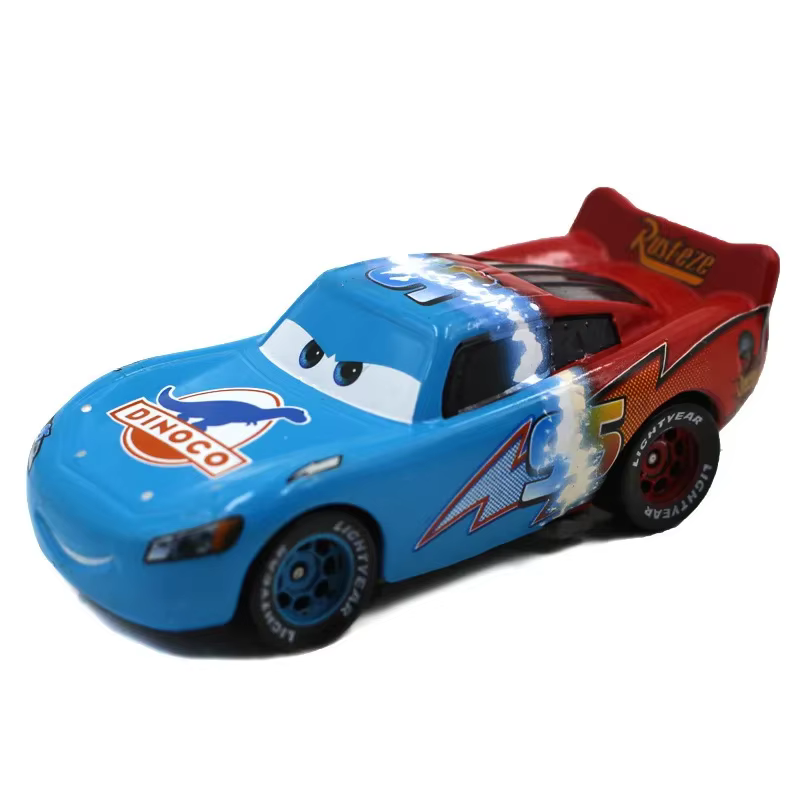 ▎ Disney Pixar Cars 3 1:55 Voiture de course en alliage moulé sous pression Lightning McQueen Jackson Storm Cruz Ramirez, cadeau d'anniversaire pour enfants