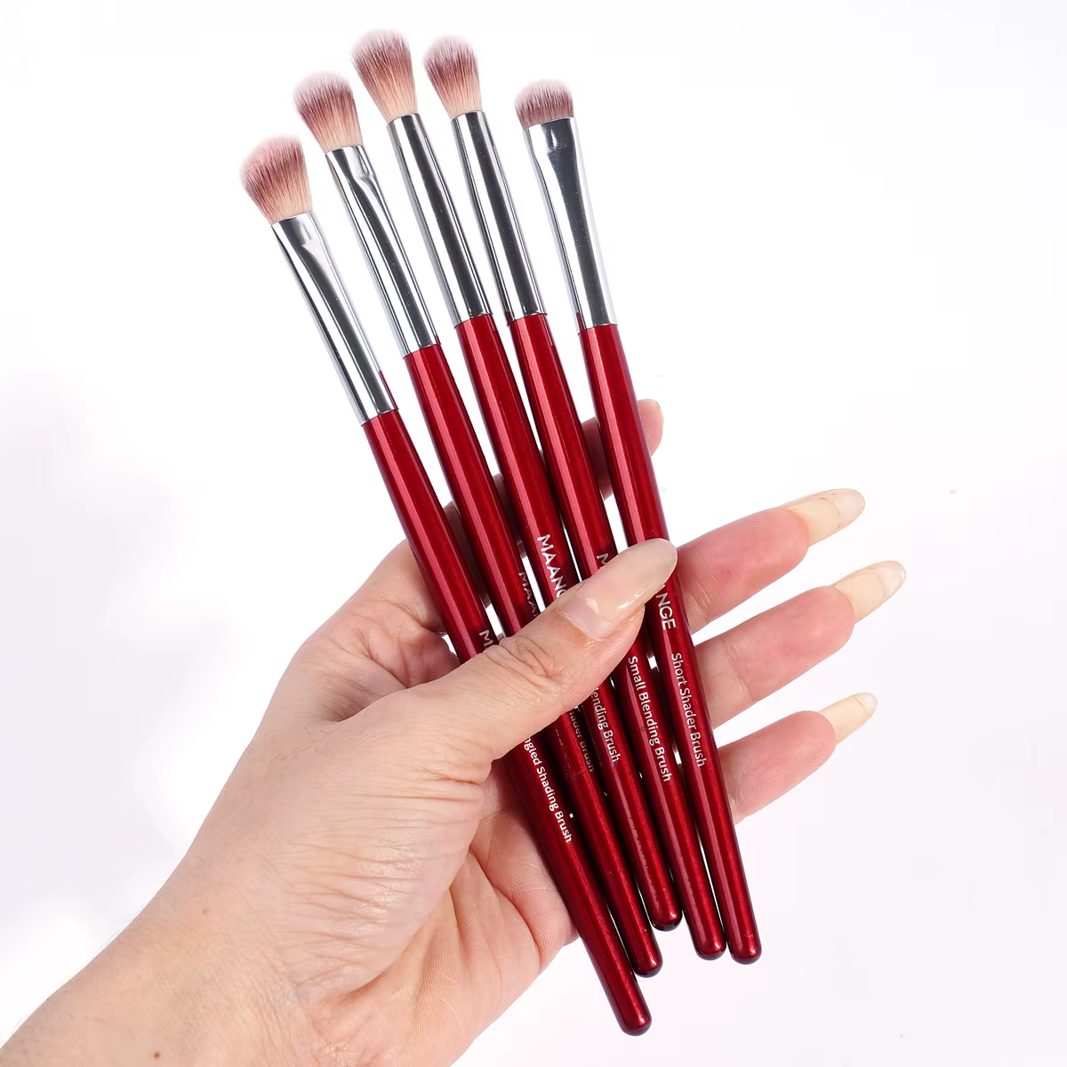 MAANGE 5 pièces ombre à paupières ensemble de pinceaux de maquillage correcteur brosse yeux cosmétique poils souples