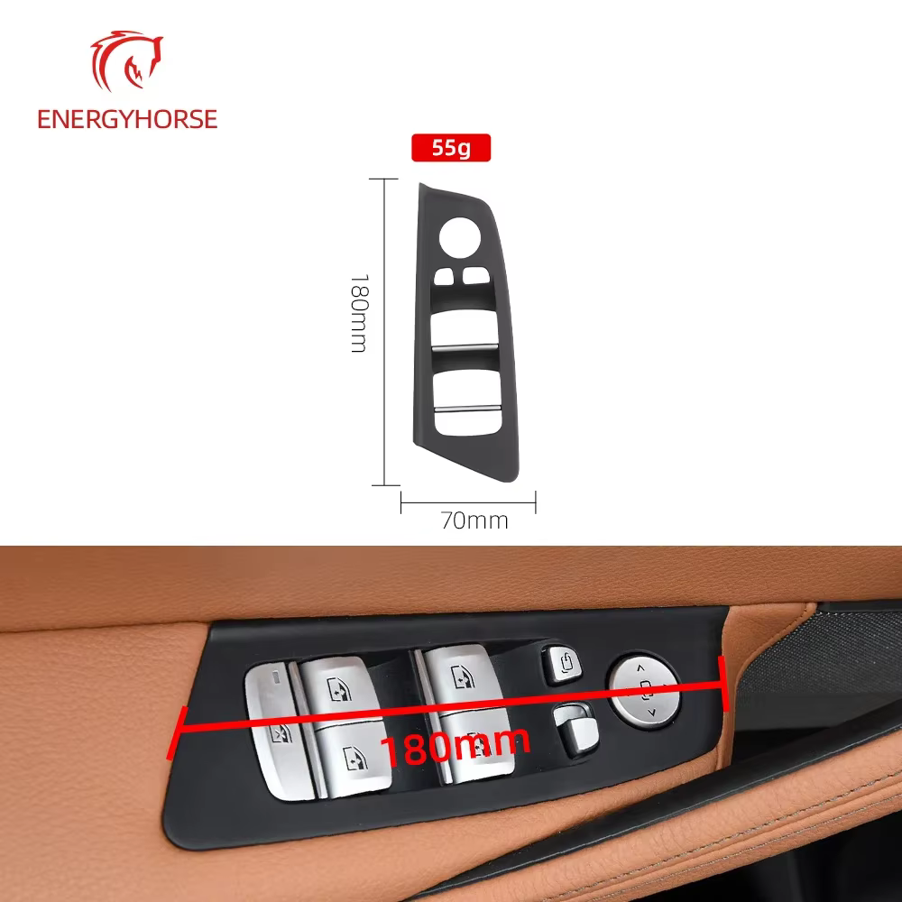 Pour BMW série 5 G30 G31 F90 525i 530i 540i intérieur de voiture avant arrière porte fenêtre ascenseur bouton de commutation panneau revêtement d'habillage remplacer