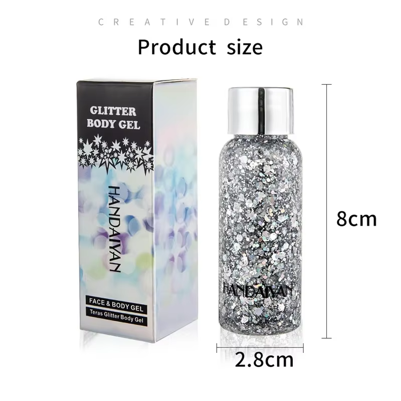 Gel à paillettes pour les yeux
