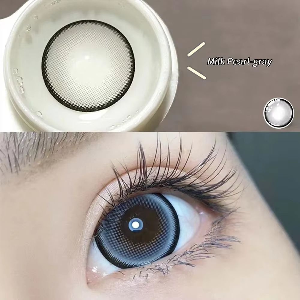 2PCS/paire grandes lentilles série perle