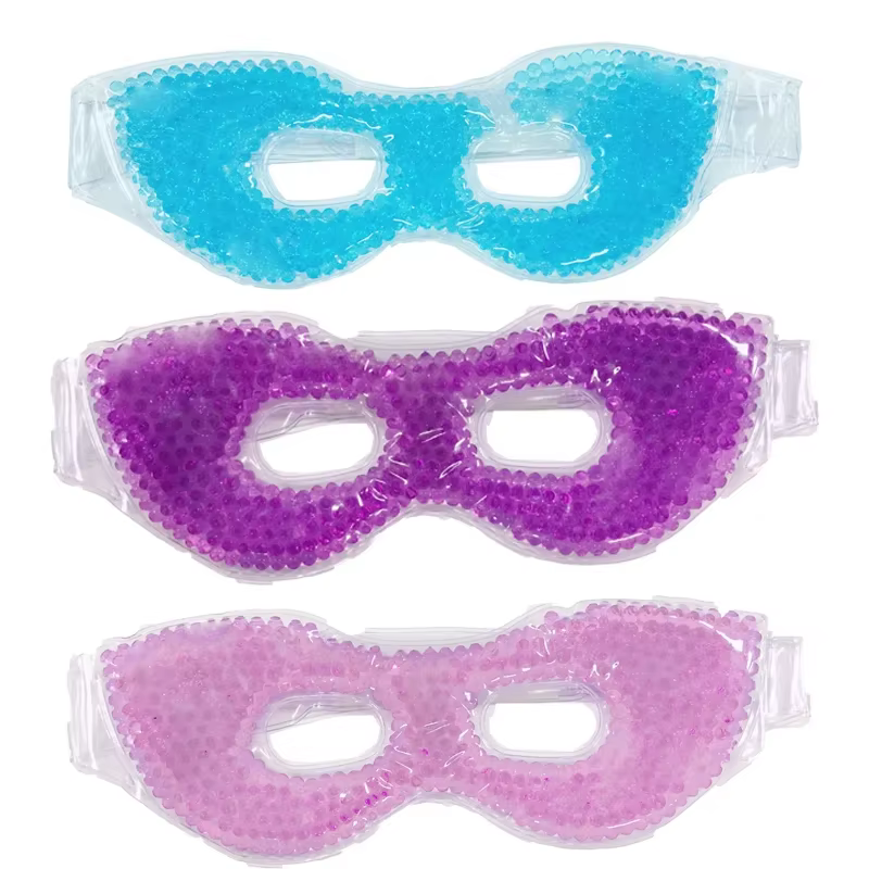 Masque pour les yeux en Gel rafraîchissant avec trous pour les yeux