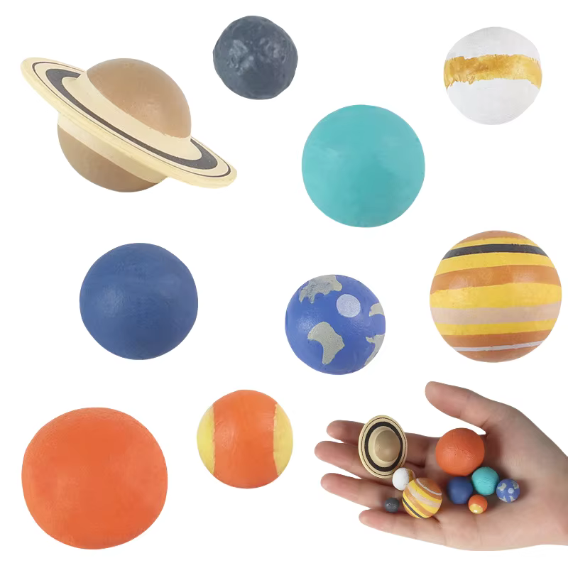 Simulation du système solaire, système planète cosmique, figurines de l'univers de la terre, matériel pédagogique, jouets éducatifs scientifiques