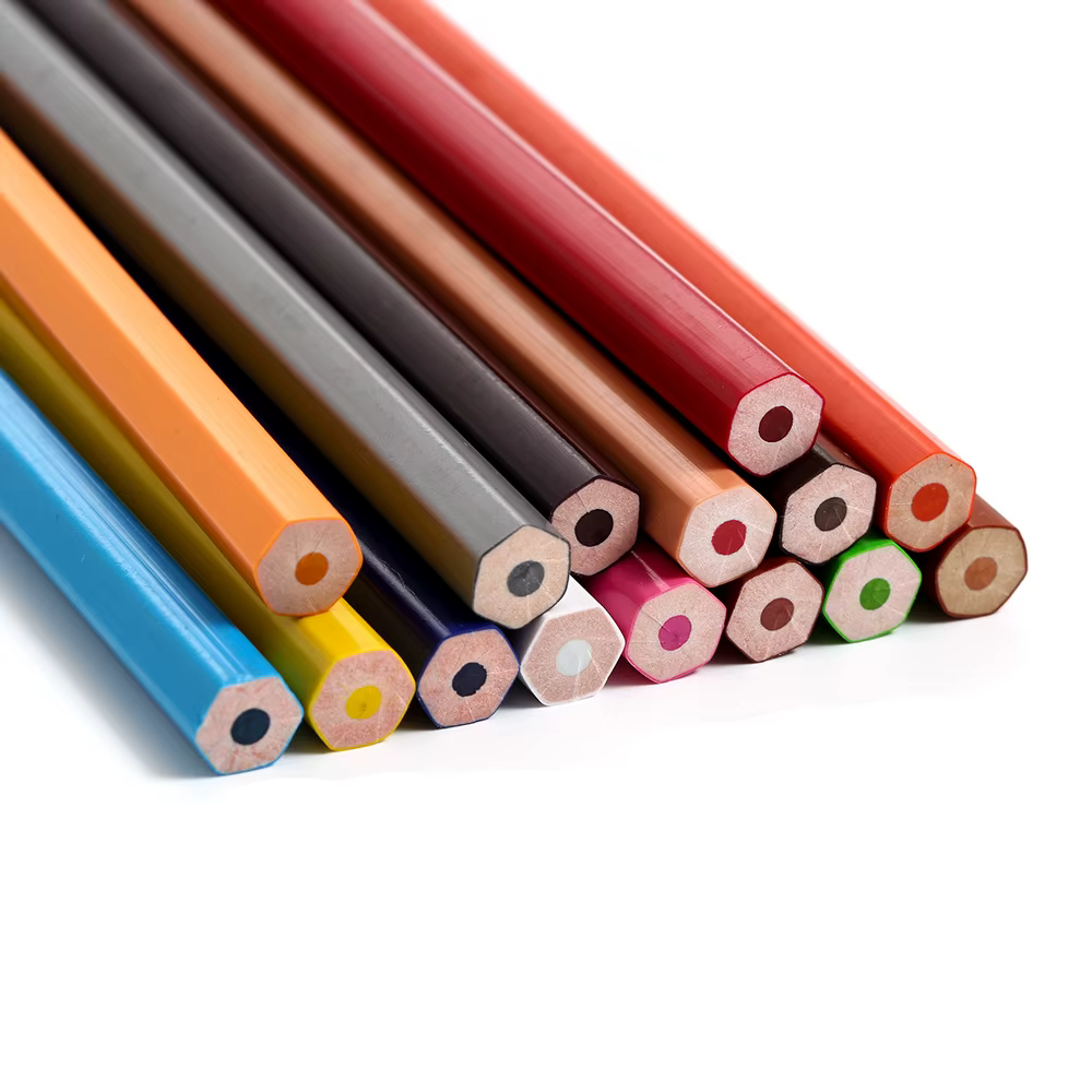 Crayons de couleur en bois pour artiste, peinture à l'huile, crayon pour document, art, graffiti, dessin, croquis, fournitures scolaires, 12 couleurs