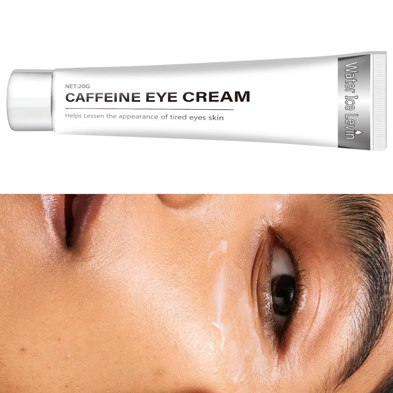 Crème pour les yeux à la caféine : Aide à réduire la fatigue et à améliorer l'apparence