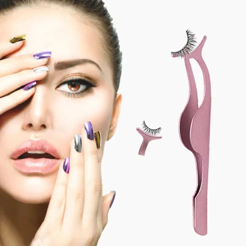 Pince à faux cils, applicateur de faux cils