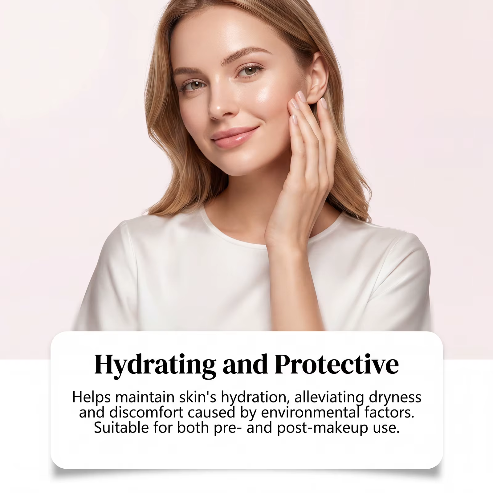 Base de maquillage hydratante illuminatrice 2-en-1 avec protection solaire