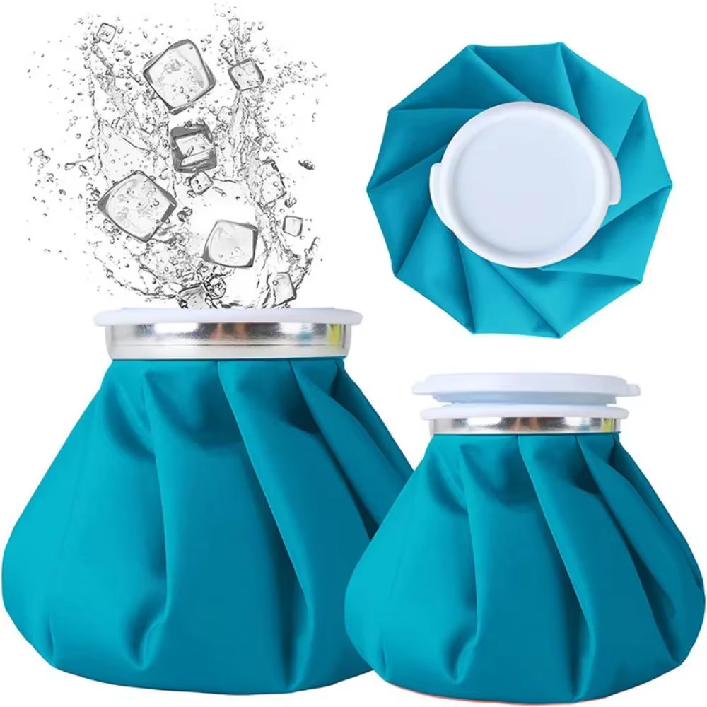 Paquets de sacs de glace pour les blessures Sacs de glace réutilisables Thérapie chaude et froide et soulagement de la douleur pour les blessures au genou et aux jambes Sac de glace étanche sans fuite
