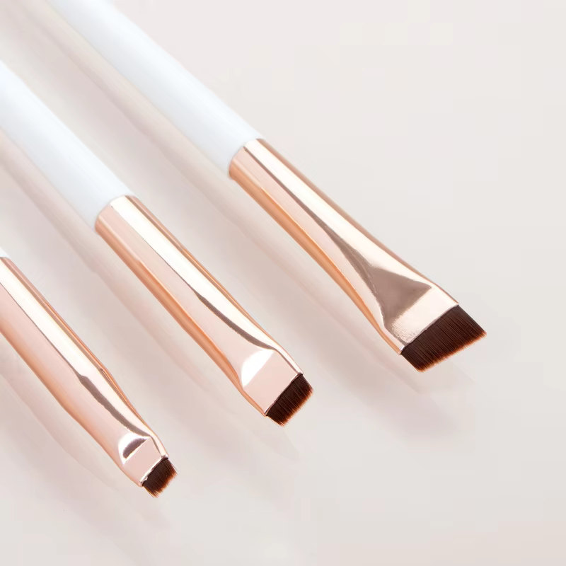 Karsyngirl 3 pièces/ensemble lame Eyeliner brosse à sourcils Portable plat fin Eye Liner
