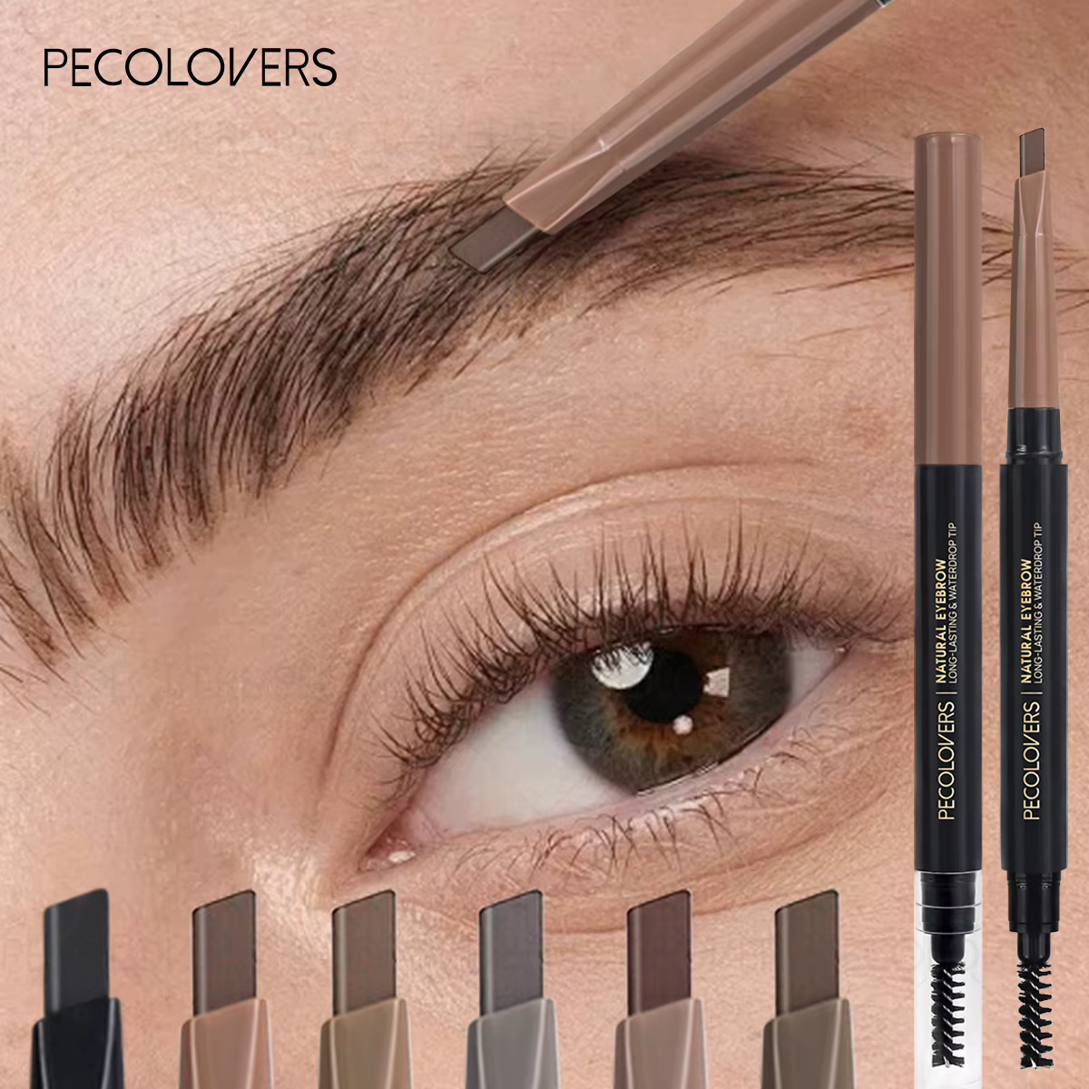 Crayon à sourcils marron lisse sans floraison