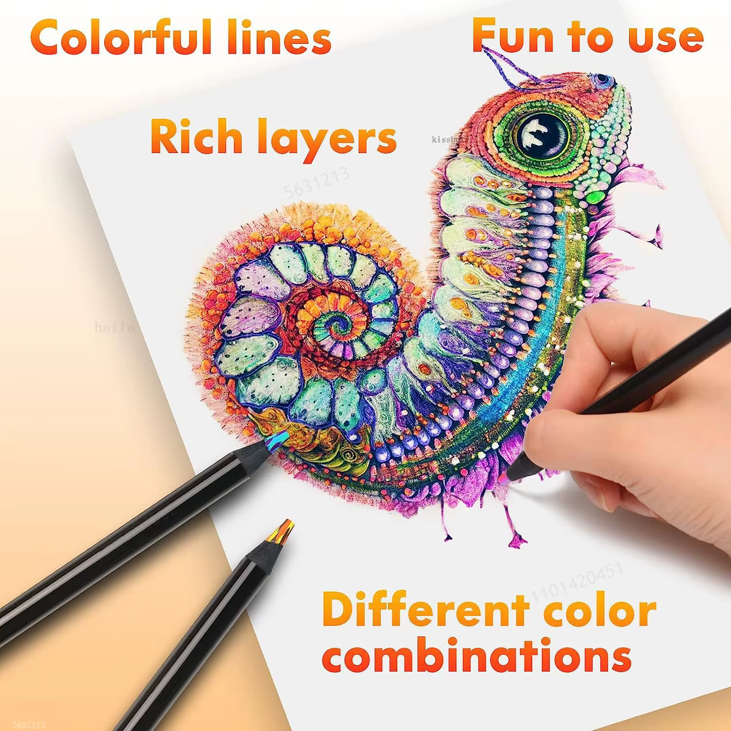 8-24 crayons arc-en-ciel de grande taille de différentes couleurs, crayons arc-en-ciel colorés en bois pour enfants et adultes, crayons multicolores pour le dessin