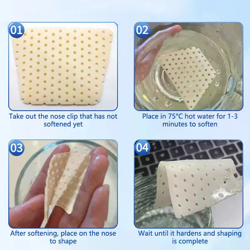 Attelle nasale thermoplastique basse température pour rhinoplastie, immobilisation orthopédique des fractures nasales