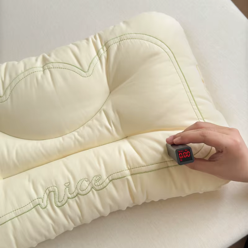 Oreiller bas confortable pour parents et enfants, en coton pur et velours doux, double face, pour enfants et adultes, 30x50 40x60 48x74cm