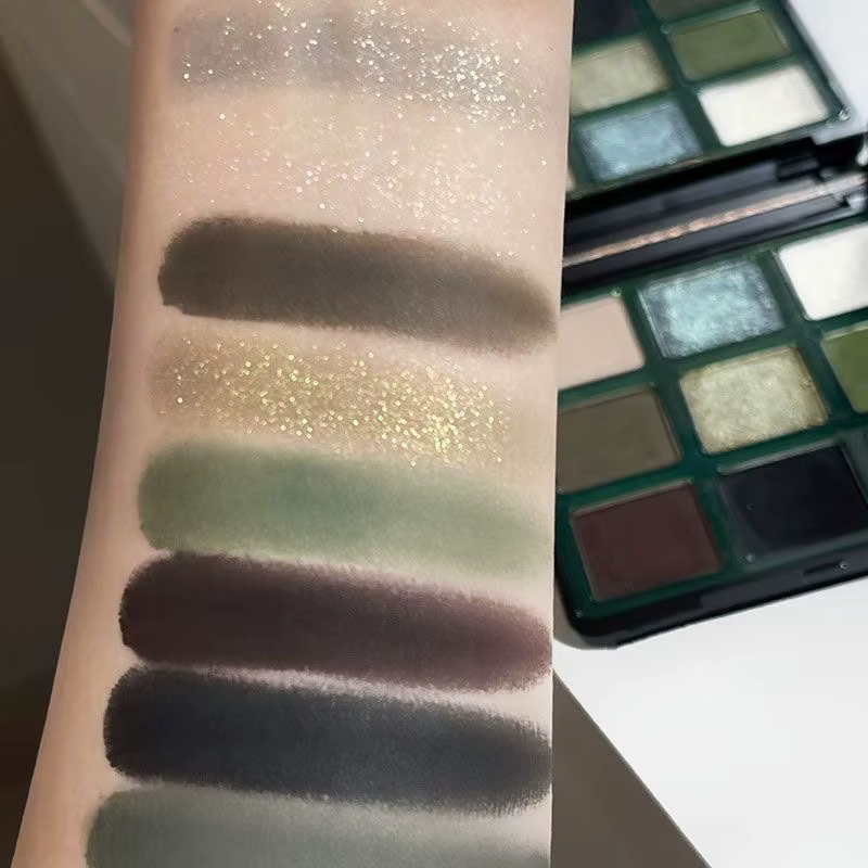 Palette de fards à paupières 9 couleurs