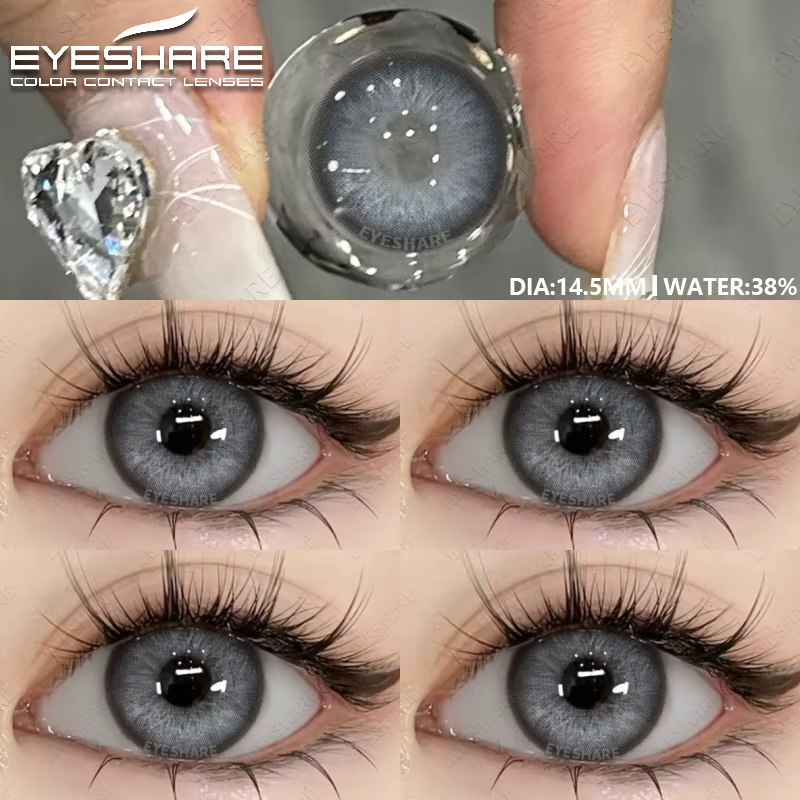 EYESHARE 1 paire de lentilles pour les yeux naturelles
