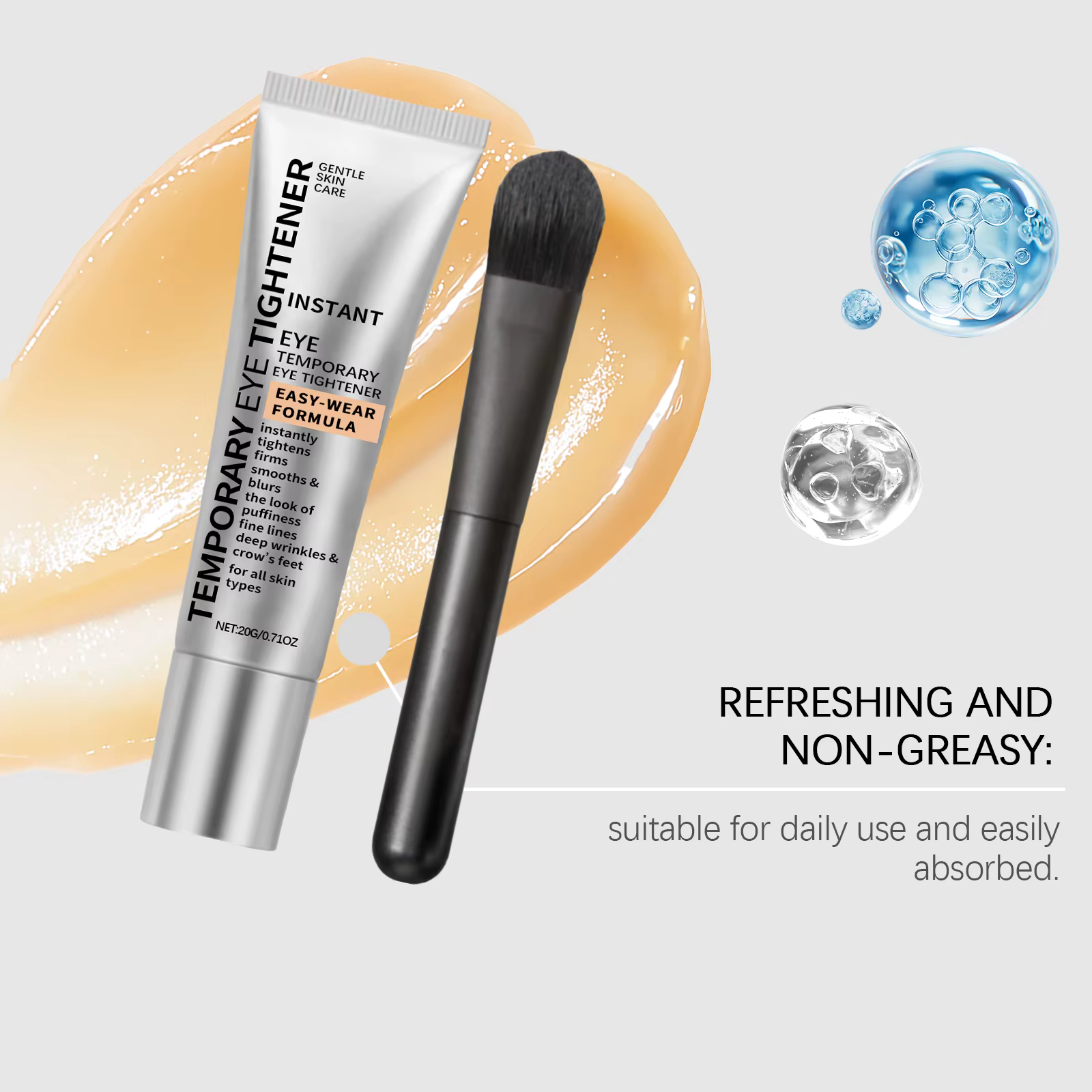 Crème pour les yeux raffermissante temporaire