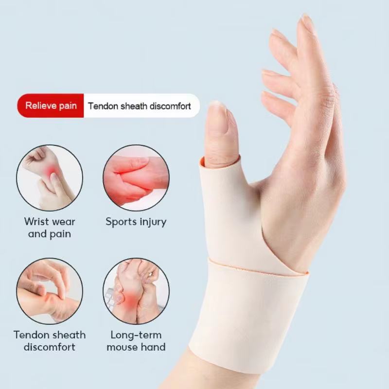 Attelle de poignet avec support pour le pouce, support de poignet flexible pour l'arthrite, pour soulager la douleur au doigt chez les patients atteints d'arthrite