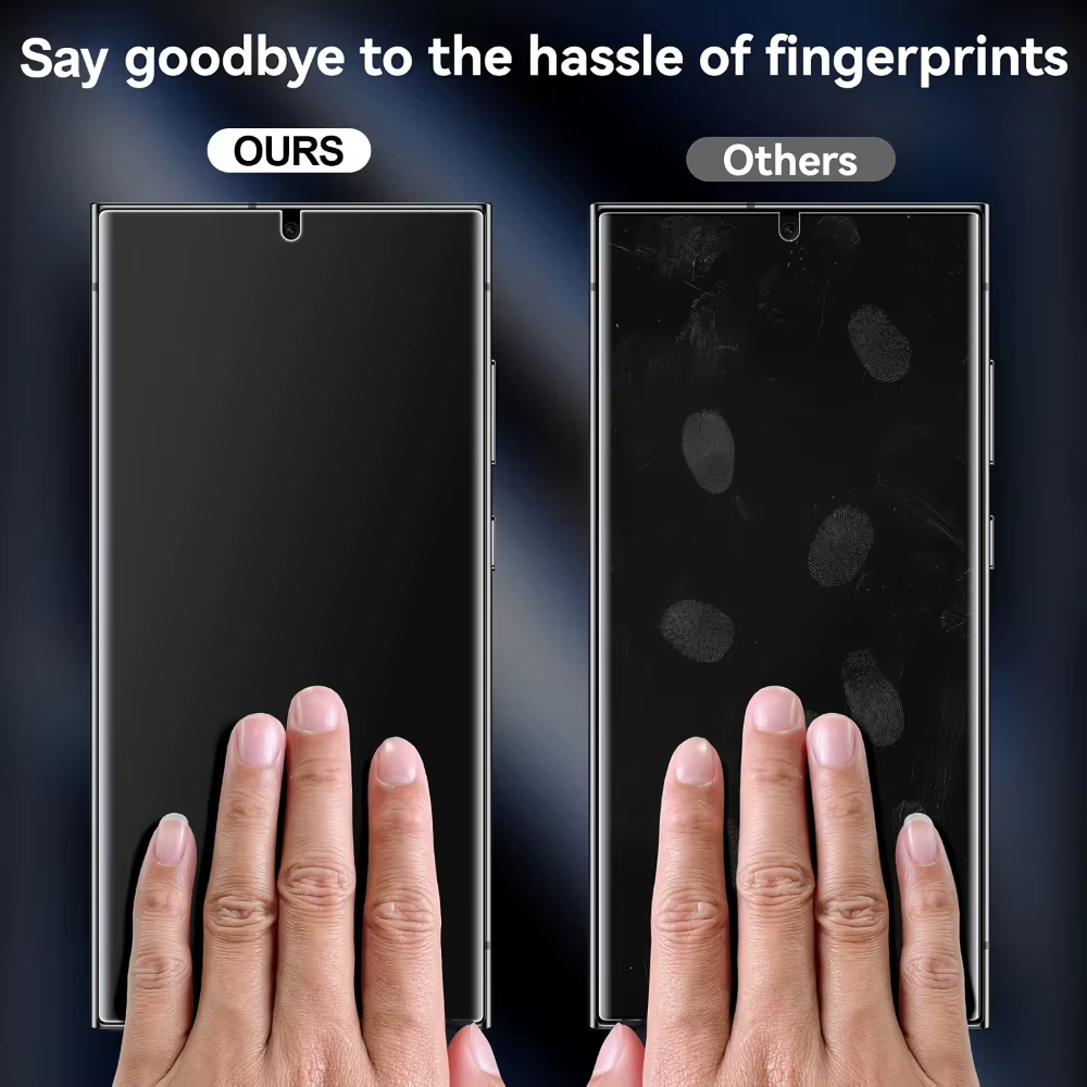 NNBILI 4 films hydrogel mats anti-traces de doigts pour Samsung Galaxy S26 S25 S24 S23 22 21 Ultra, déverrouillage par empreinte digitale, auto-réparateur