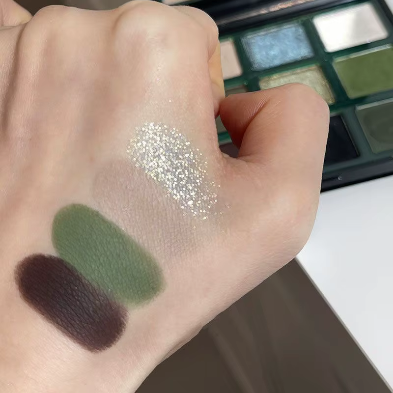 Palette de fards à paupières 9 couleurs