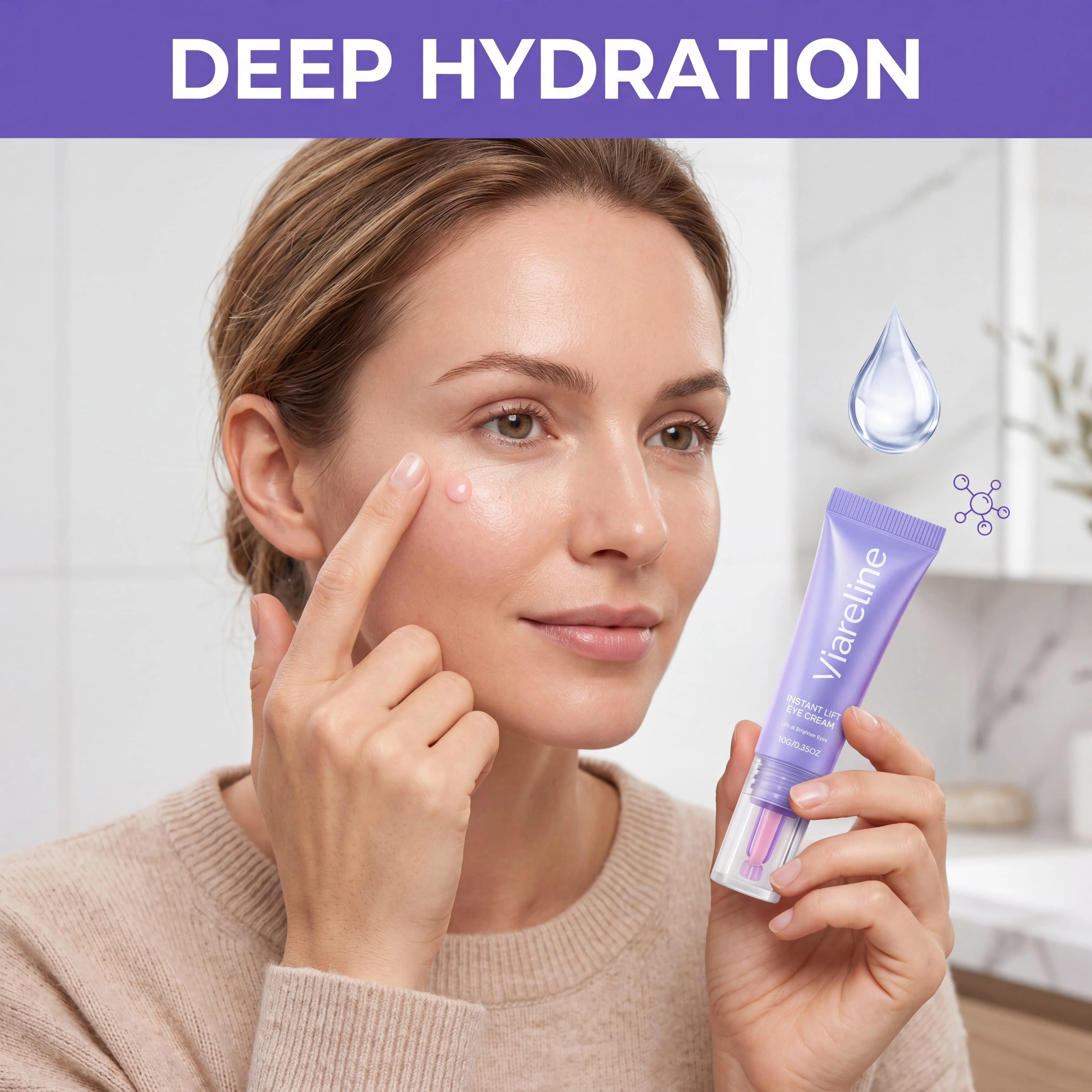 Crème pour les yeux effet liftant instantané
