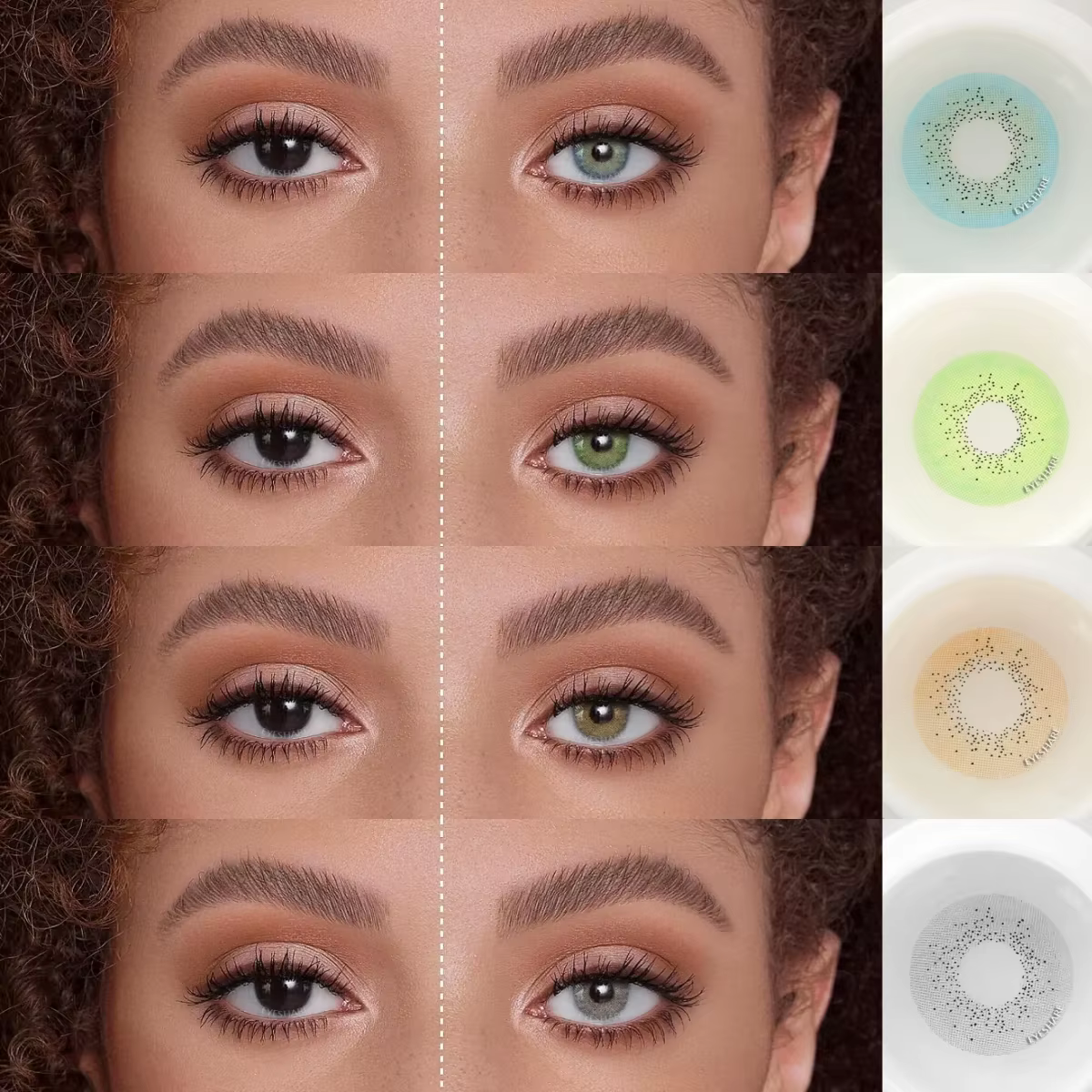 EYESHARE 1 paire de lentilles de contact de couleur
