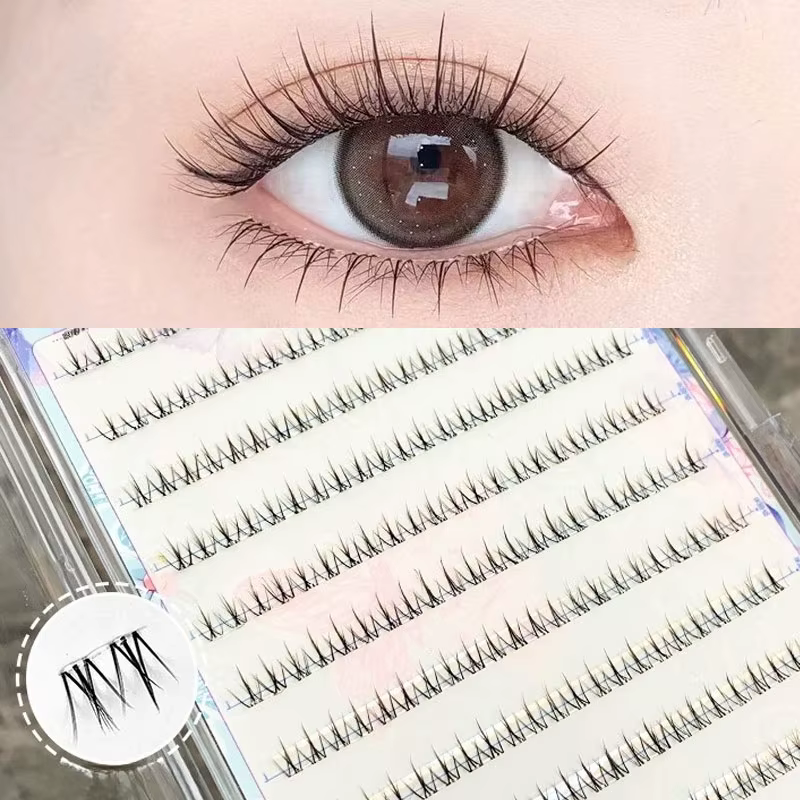 Noglue – faux-cils inférieurs à Double pointe