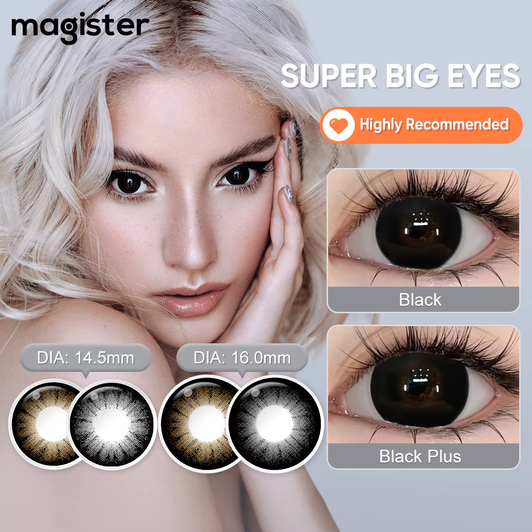 (0.00~-6.00) MAGISTER 14.5/16mm Lentilles de contact naturelles à effet agrandissant avec correction pour usage
