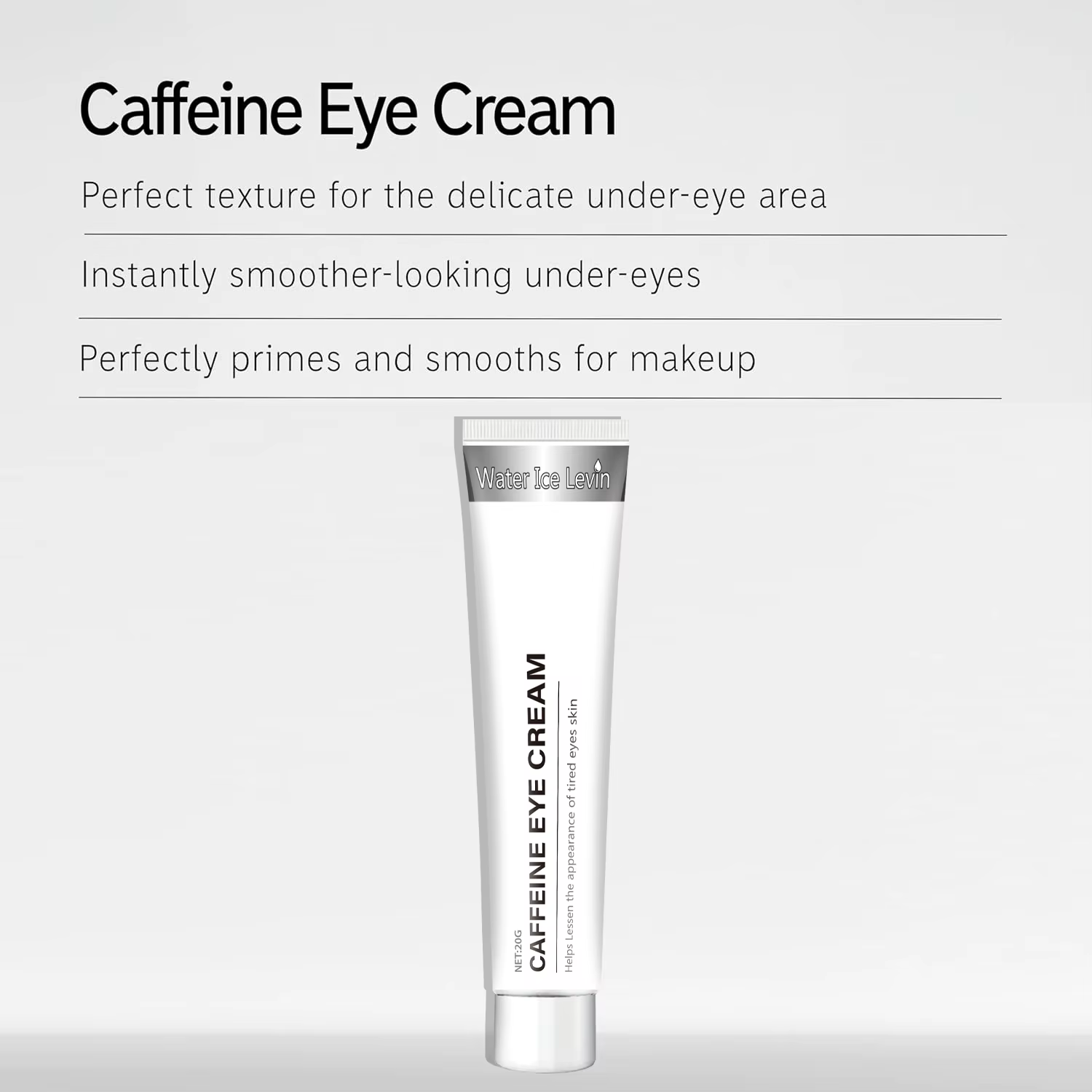Crème pour les yeux à la caféine : Aide à réduire la fatigue et à améliorer l'apparence