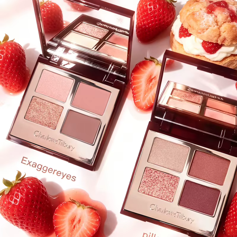 Charlotte Tilbury CT Highlight Shadow Palette de fards à paupières quatre couleurs et neuf
