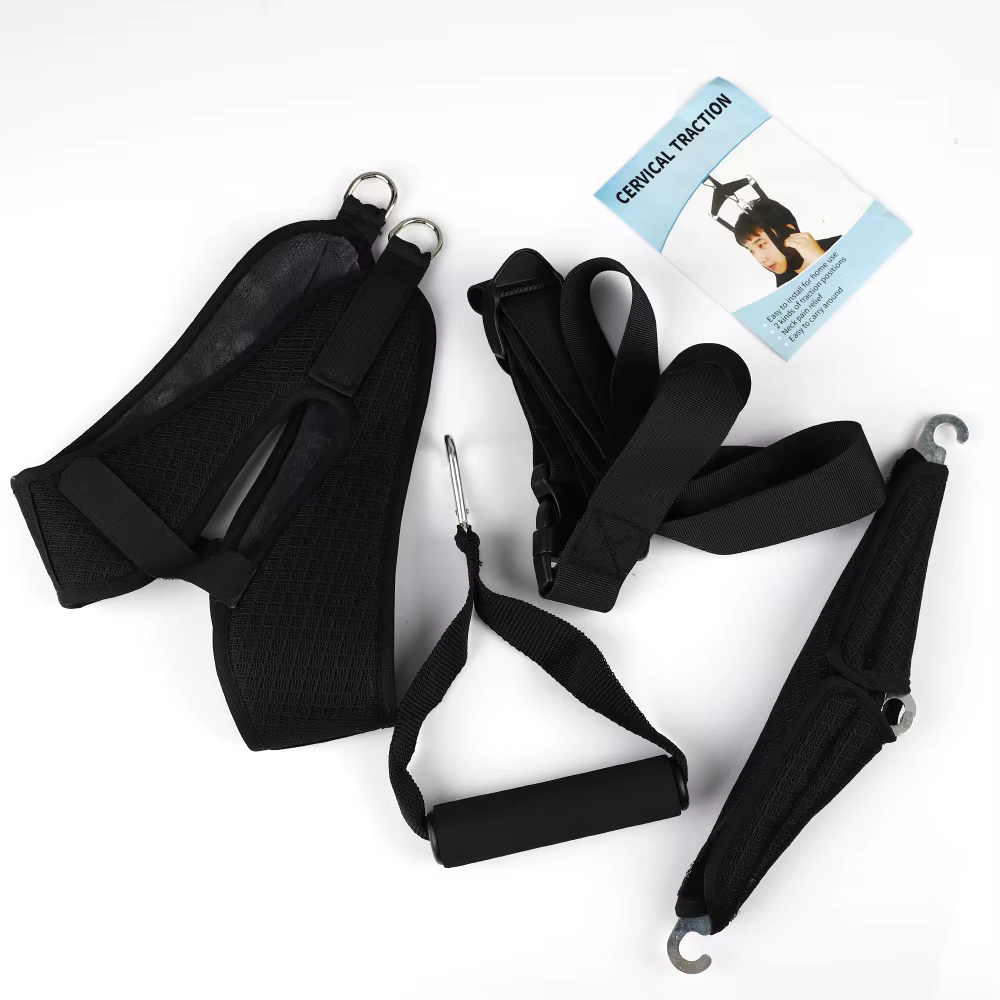 Dispositif de Traction Cervicale pour le Cou Souple, Ceinture d'étirement, Orthèse Médicale, Cadre Réglable