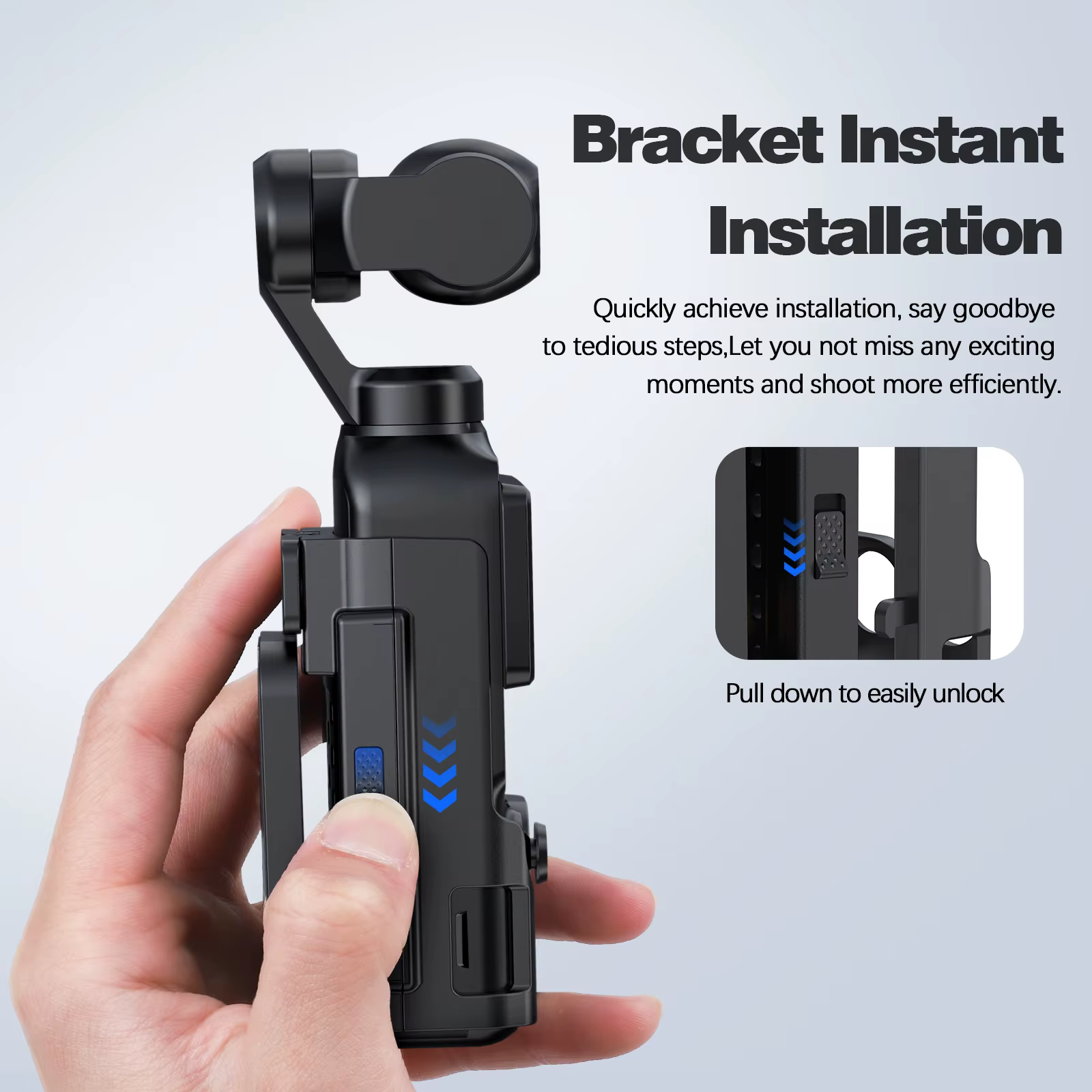 Base de montage magnétique à angle réglable pour DJI Osmo Pocket 4, base de bureau multifonctionnelle, accessoires pour caméra sportive