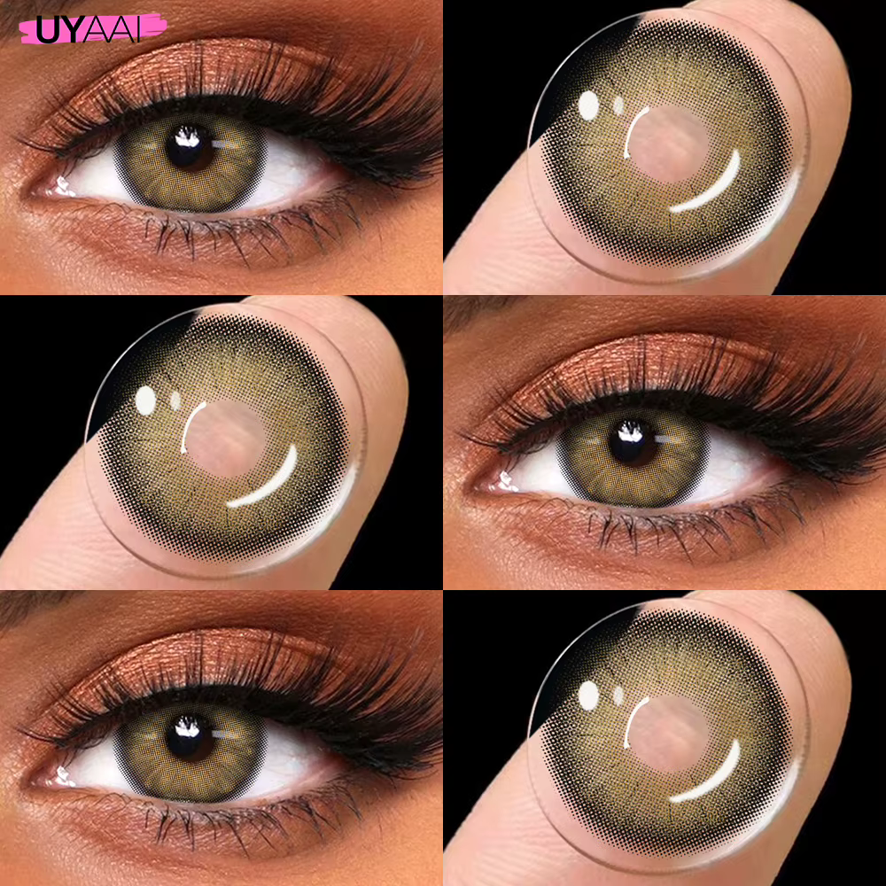 UYAAI Lentilles Naturelles Marron