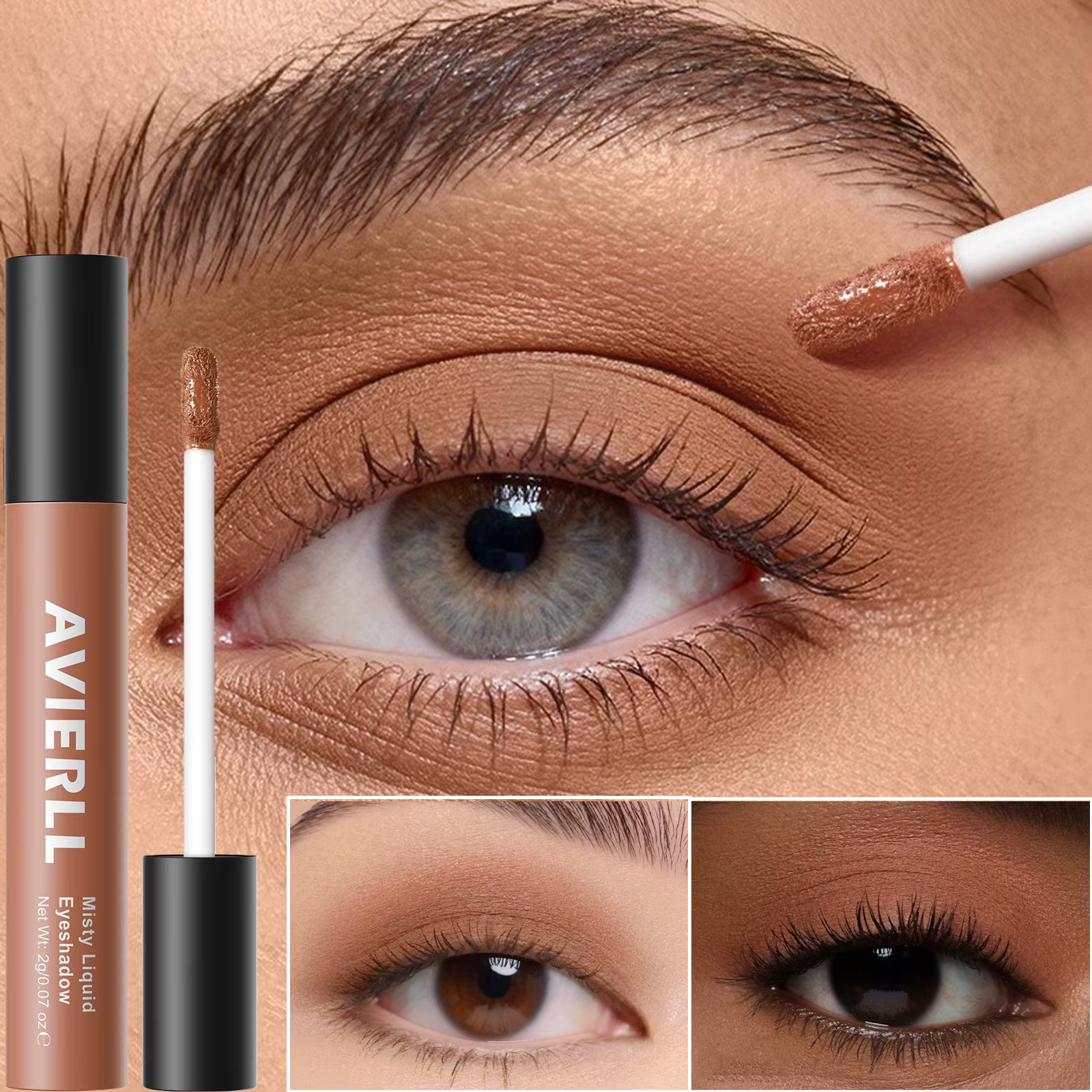 Fard à paupières liquide mat nude 10 couleurs