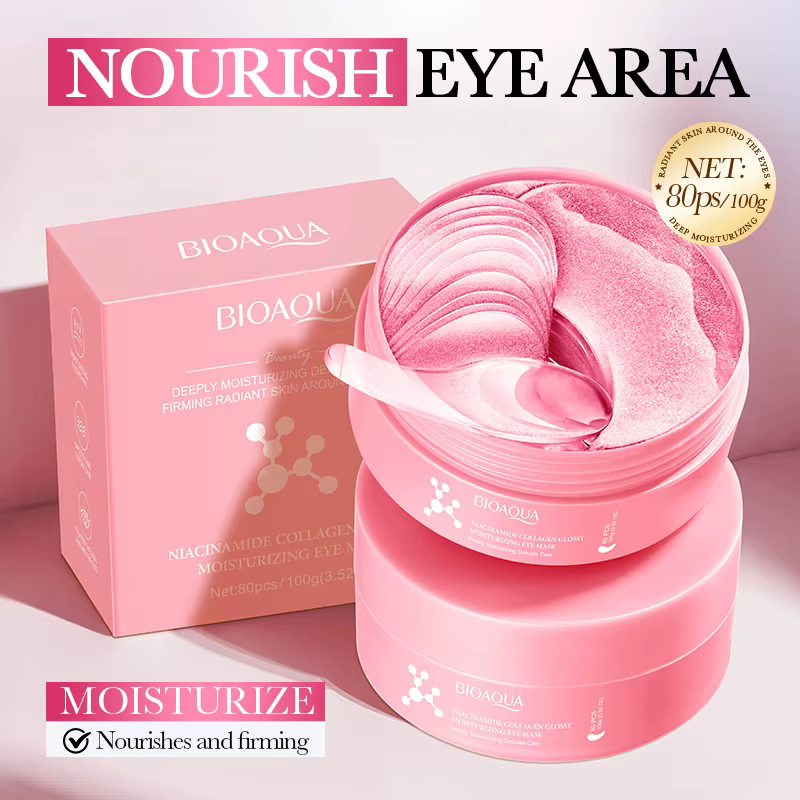80 pièces BIOAQUA cristal collagène masque pour les yeux Anti cernes Anti-rides hydratant Anti-âge rétinol patchs