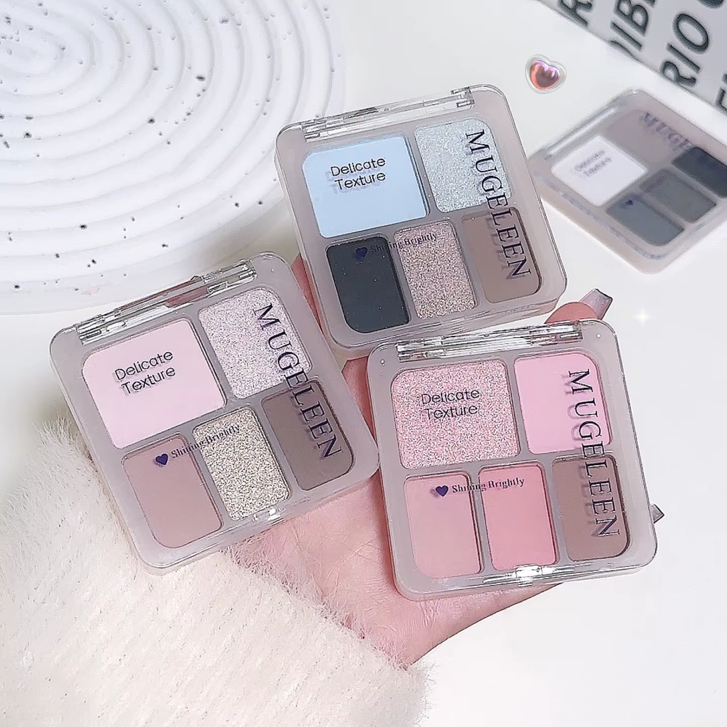 Palette de fards à paupières, 5 couleurs, Nude, Beige, rose, maquillage pour les yeux, gris argenté, mat, paillettes, Halloween, Punk, noir foncé, Pigment pour les yeux