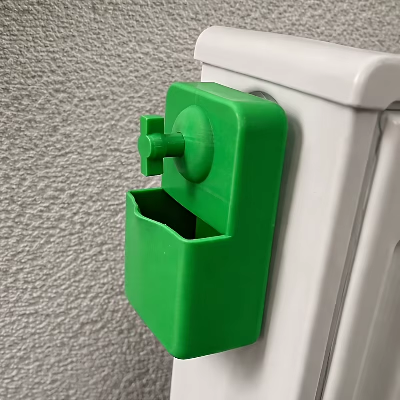Clé de purge de radiateur avec boîte de récupération d'eau anti-débordement, outil de purge pour l'entretien des systèmes de chauffage et la réglage des vannes