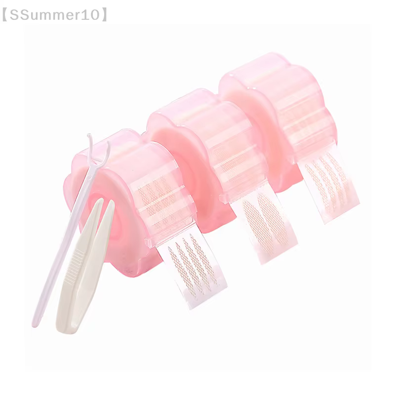 【SSummer10】360 pièces de bandes adhésives transparentes gris beige pour paupières - Autocollants invisibles pour yeux