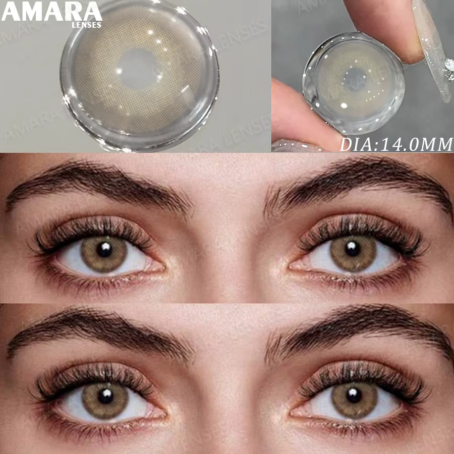 AMARA 1 paire de lentilles de Contact de couleur