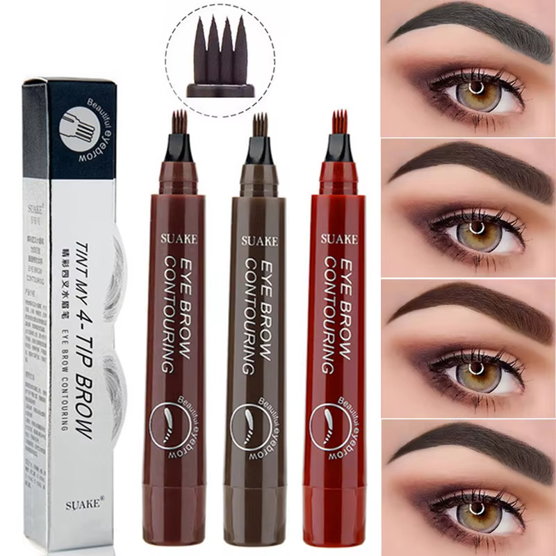 Crayon à sourcils liquide imperméable à l'eau