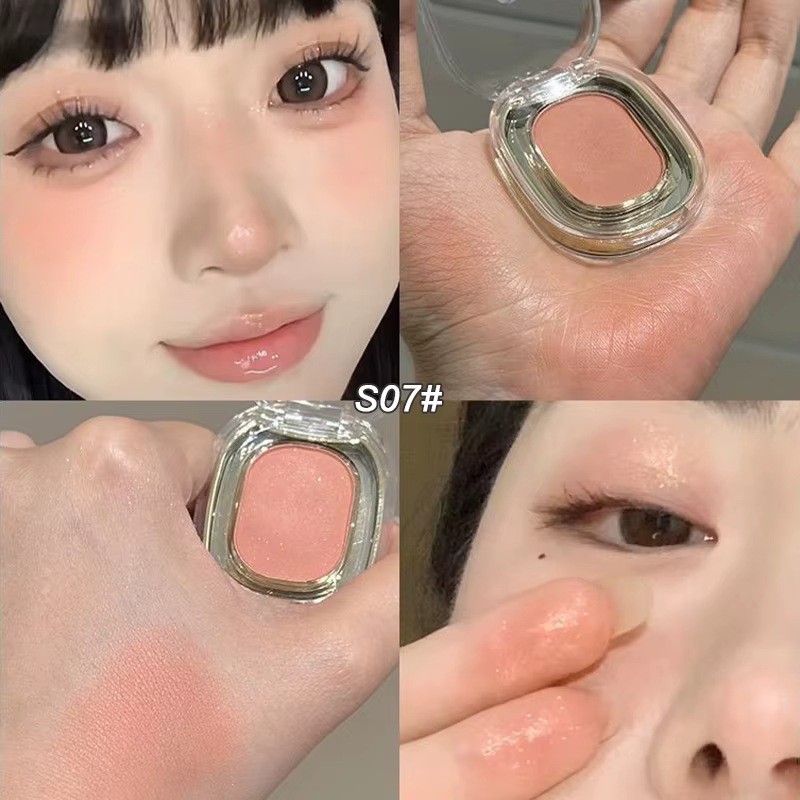 Palette de fards à paupières rose-brun multifonctionnelle