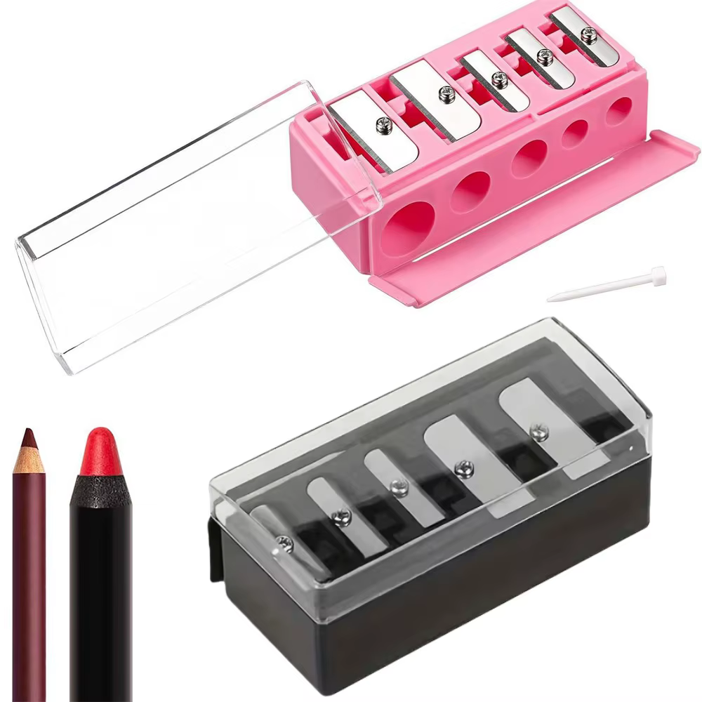 Taille-crayon de maquillage à 5 trous
