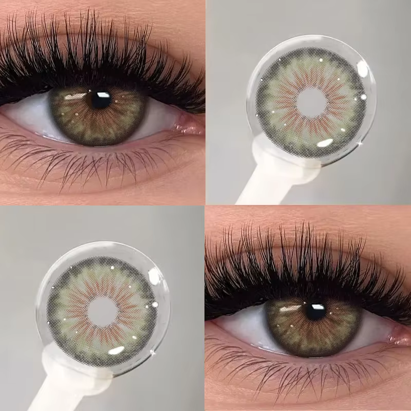KSSEYE 1 paire de lentilles de Contact de couleur naturelle Cleopatra série 2.0 pour les yeux
