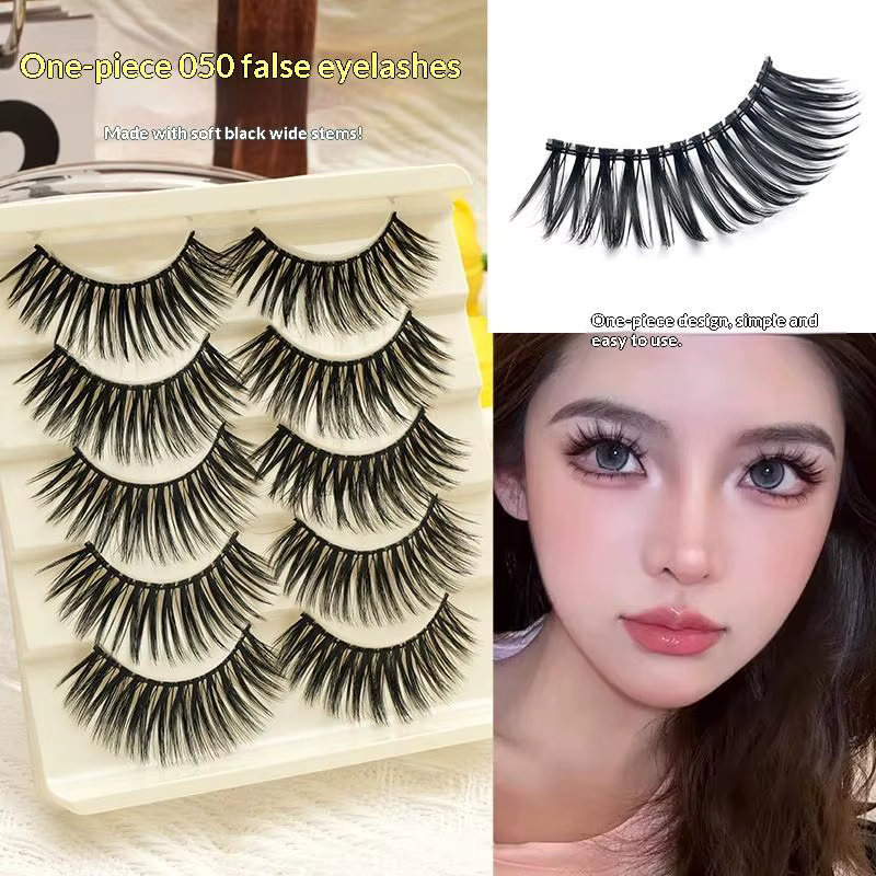 5 paires de faux cils Manga